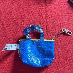 IKEA coin mini purse key chain